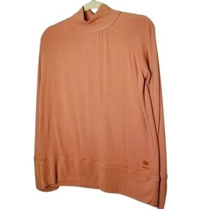 Peace Love World QVC NWOT Womens XS Soft Pullover Mock Neck Long Sleeve Top